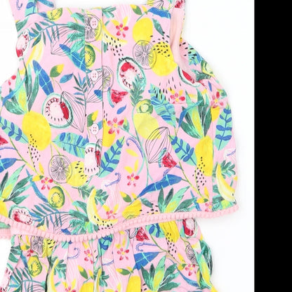 Tu kids Girls Pink   Cami One Piece Size 3 Years  - fruit