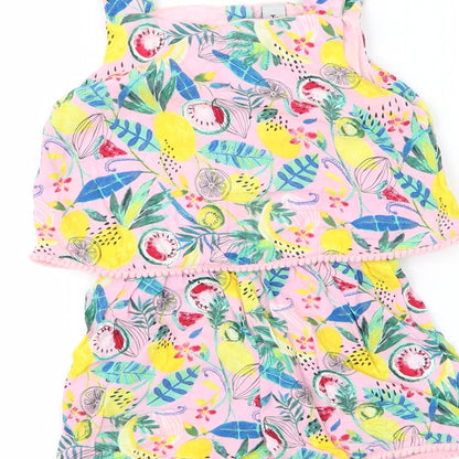 Tu kids Girls Pink   Cami One Piece Size 3 Years  - fruit