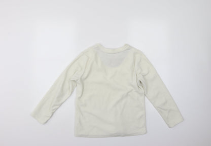 Primark Girls White   Pullover Sweatshirt Size 11-12 Years