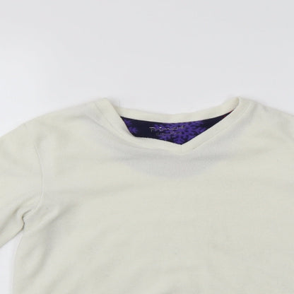 Primark Girls White   Pullover Sweatshirt Size 11-12 Years