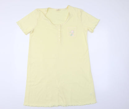 Classics Womens Yellow   T-Shirt Dress  Size 12