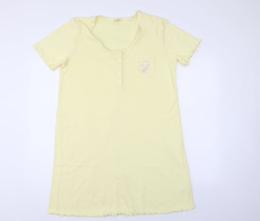 Classics Womens Yellow   T-Shirt Dress  Size 12