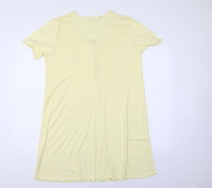 Classics Womens Yellow   T-Shirt Dress  Size 12