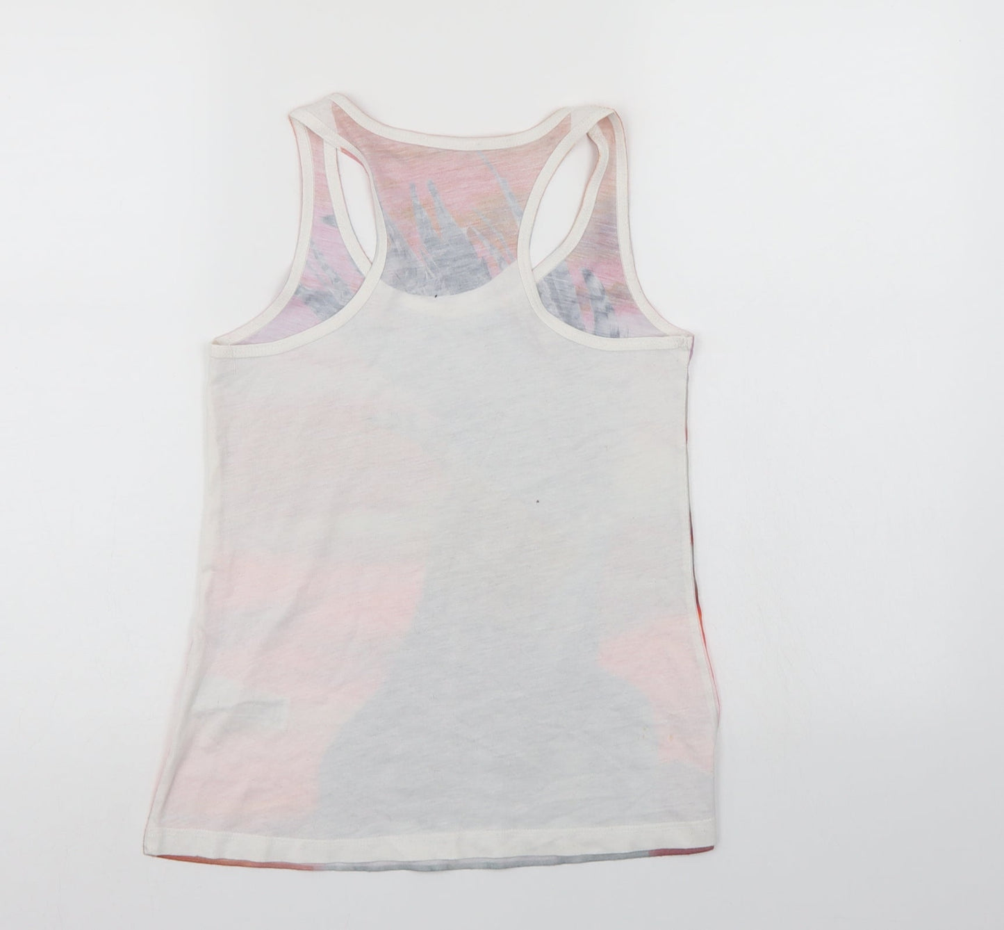 Womens UK Size 8 New Look Multicoloured Basic Tank