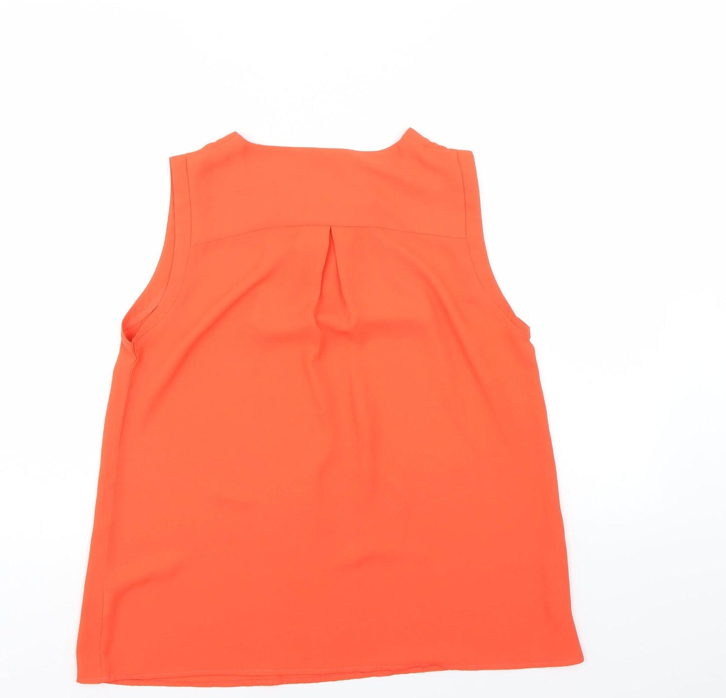 Womens UK Size  M&S Orange Basic Tank
