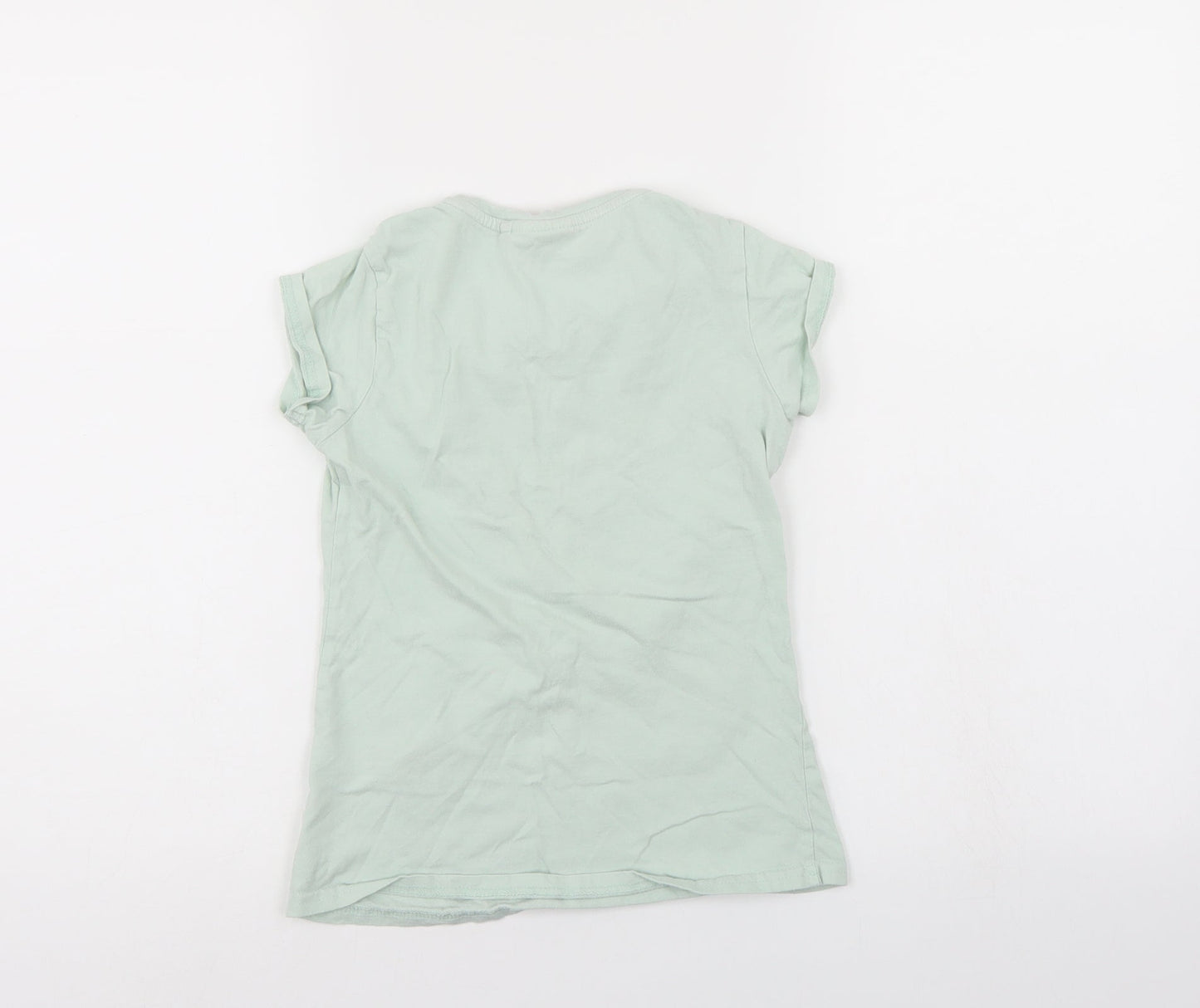 Lee Cooper Girls Green   Basic T-Shirt Size 7-8 Years