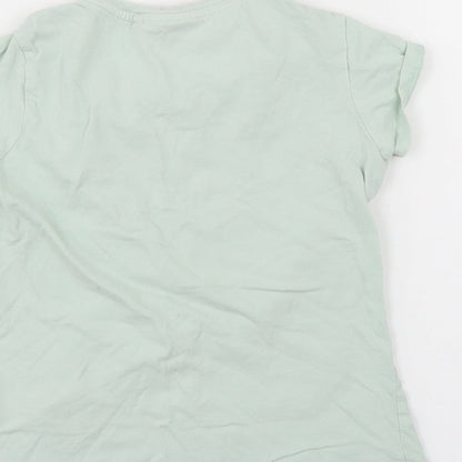 Lee Cooper Girls Green   Basic T-Shirt Size 7-8 Years