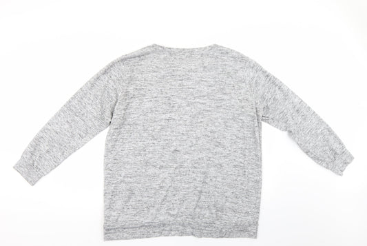 Atmosphere Womens Grey   Pullover Jumper Size 20