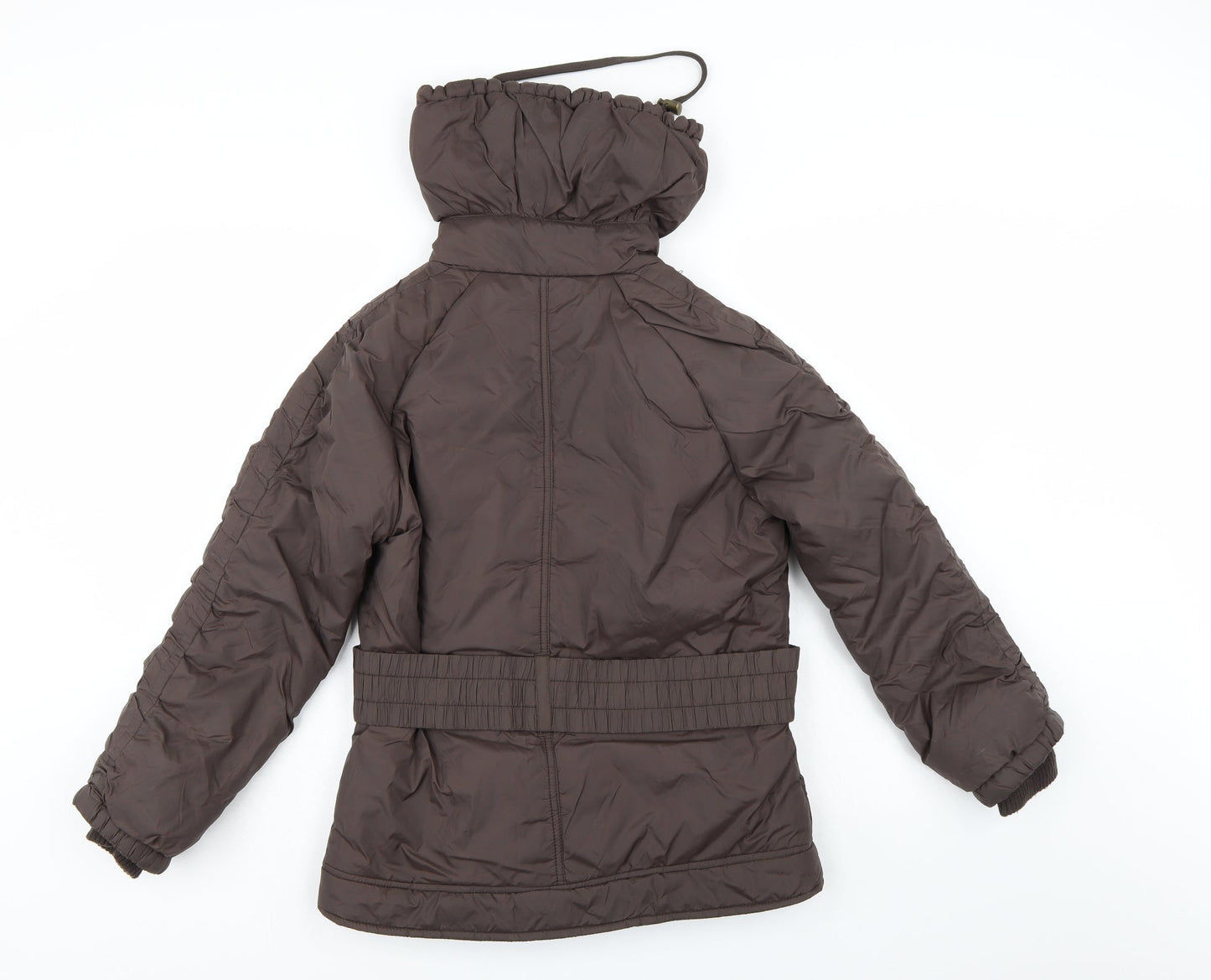 Womens UK Size 10 Denim & Co. Brown Windbreaker Coat