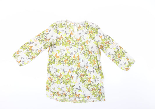 NEXT Womens Multicoloured Animal Print  Basic Blouse Size 6