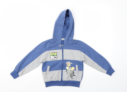 Raman Boys Multicoloured Striped  Full Zip Hoodie Size 4 Years