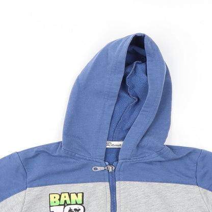 Raman Boys Multicoloured Striped  Full Zip Hoodie Size 4 Years