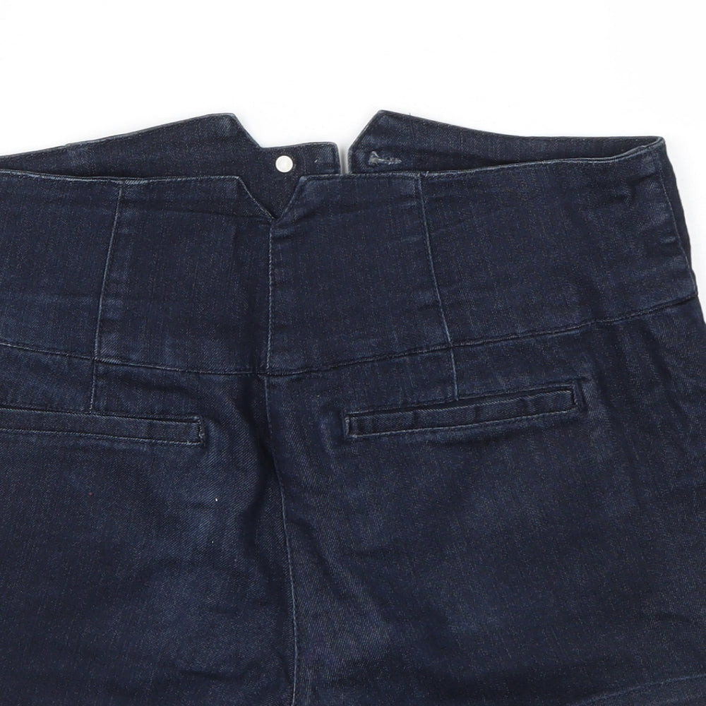 FOREVER 21 Womens Blue   Mom Shorts Size 28 in