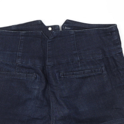 FOREVER 21 Womens Blue   Mom Shorts Size 28 in