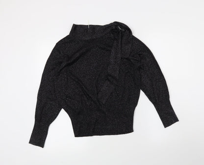 M7S Womens Black   Pullover Jumper Size 14