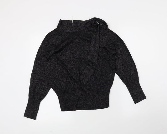 M7S Womens Black   Pullover Jumper Size 14