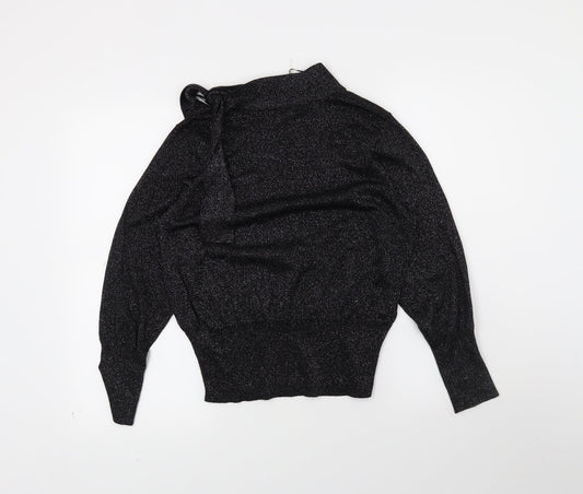 M7S Womens Black   Pullover Jumper Size 14