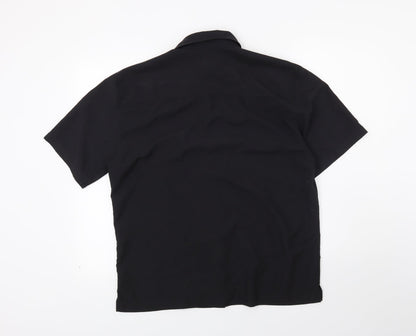 NEXT Mens Black    Button-Up Size M