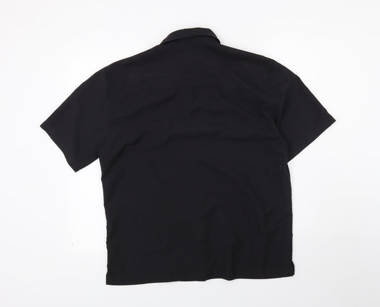 NEXT Mens Black    Button-Up Size M