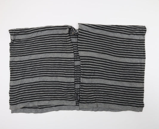 Principles Womens Grey Striped  Kimono Coatigan One Size