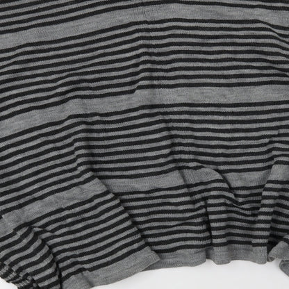 Principles Womens Grey Striped  Kimono Coatigan One Size