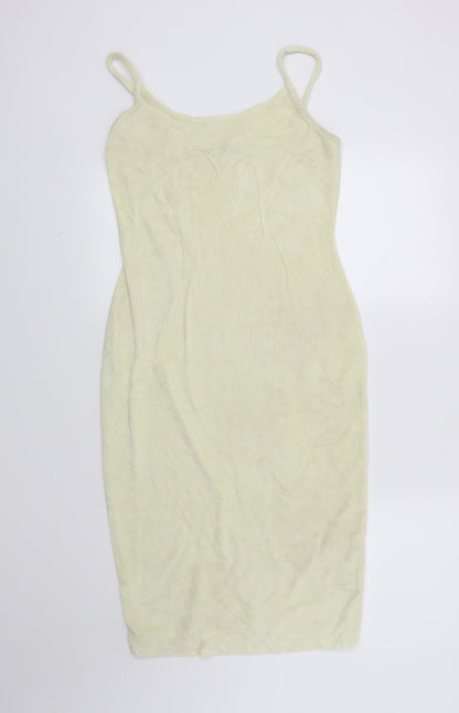 Boohoo Womens Yellow   Mini  Size 10