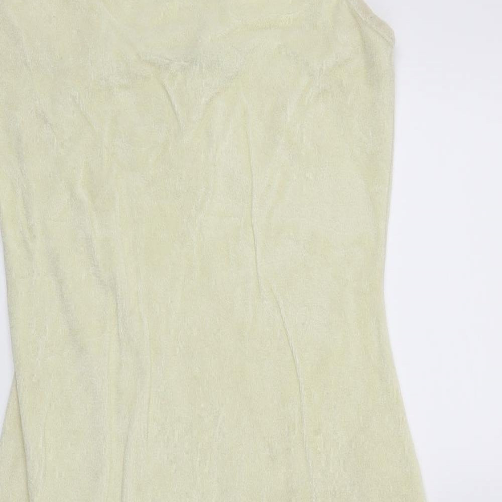 Boohoo Womens Yellow   Mini  Size 10