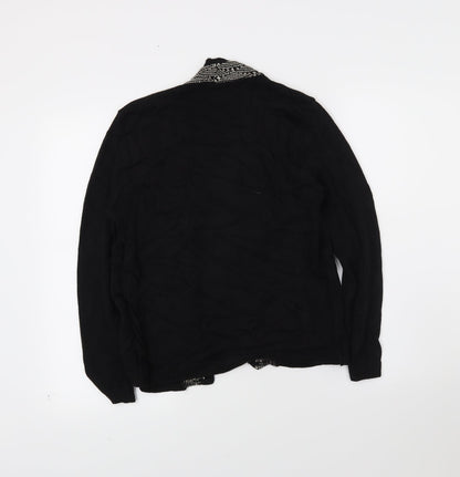 keeno Womens Black   Pullover Jumper Size M