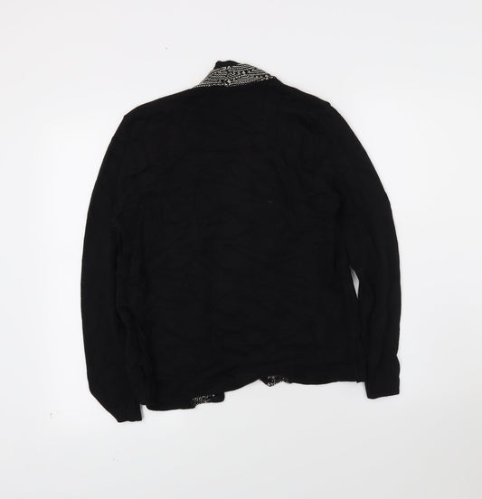 keeno Womens Black   Pullover Jumper Size M