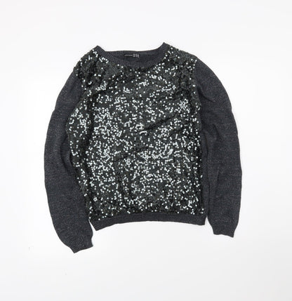 Atmosphere Womens Grey   Pullover Jumper Size 12