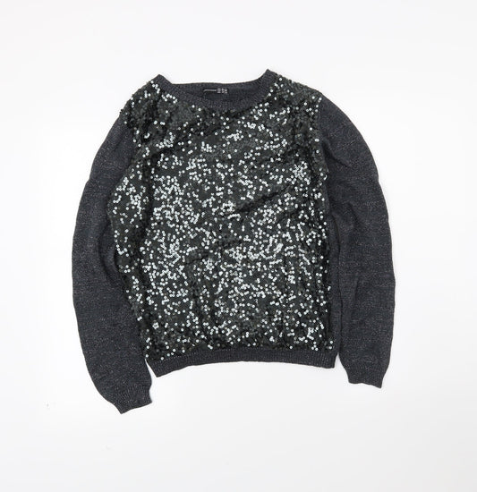 Atmosphere Womens Grey   Pullover Jumper Size 12