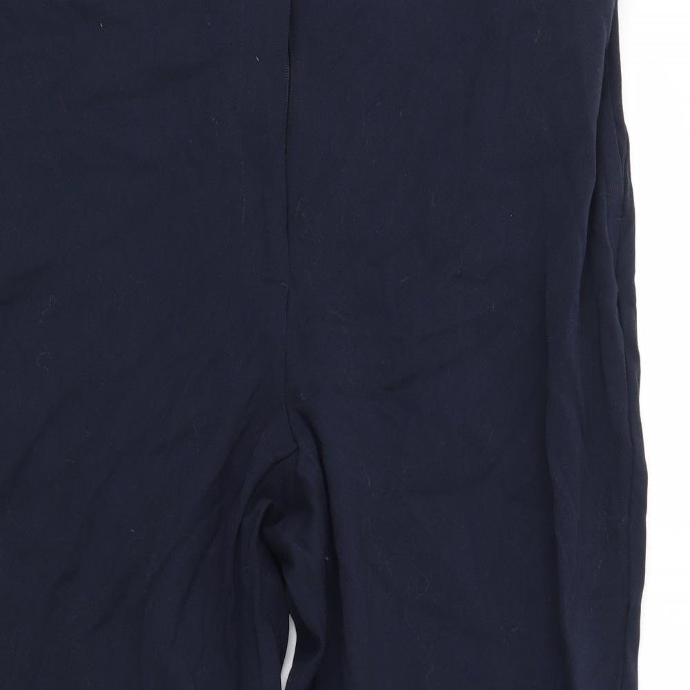 Womens UK Size 16 M&S Regular Fit  Blue Trousers