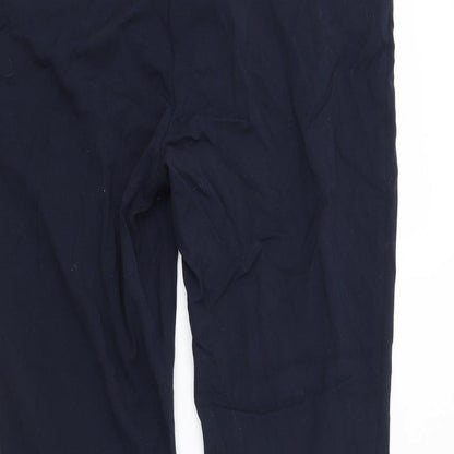 Womens UK Size 16 M&S Regular Fit  Blue Trousers