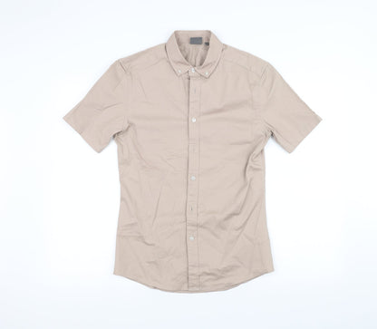 ASOS Mens Brown    Dress Shirt Size XS