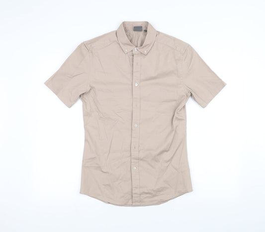 ASOS Mens Brown    Dress Shirt Size XS