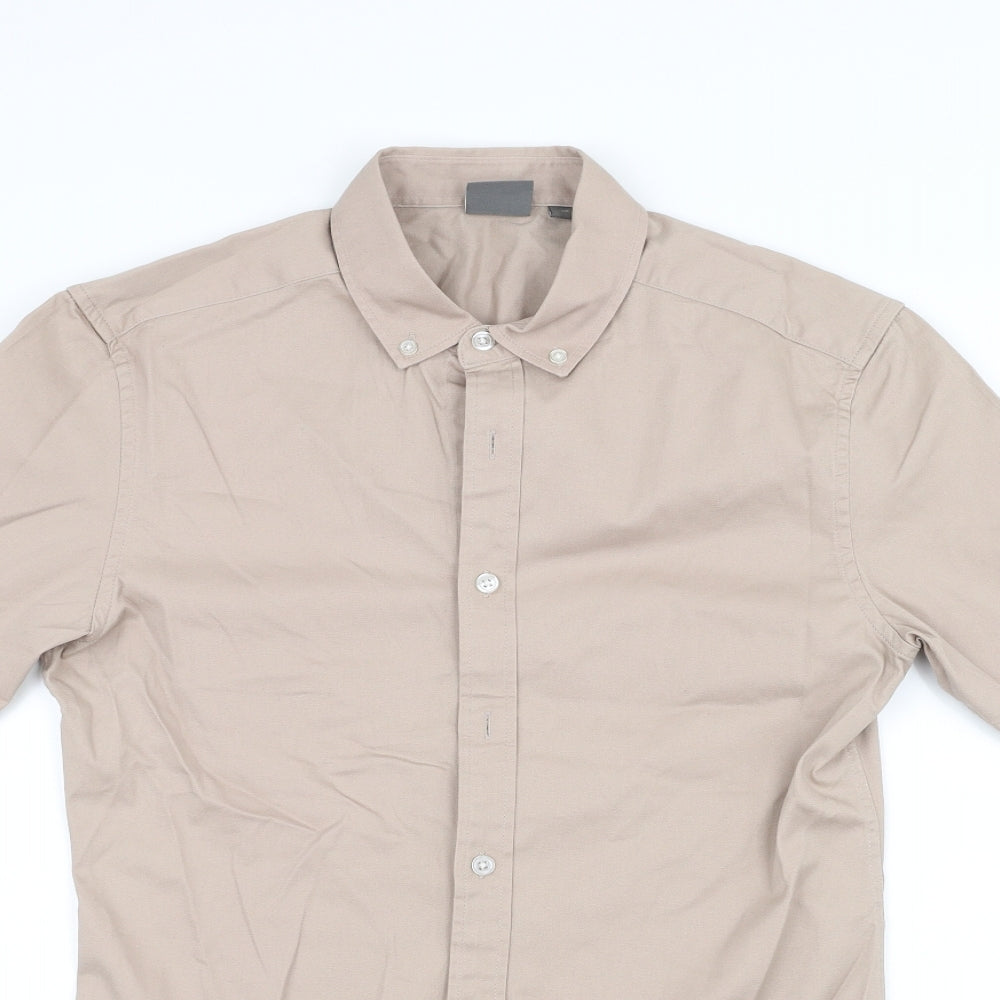 ASOS Mens Brown    Dress Shirt Size XS
