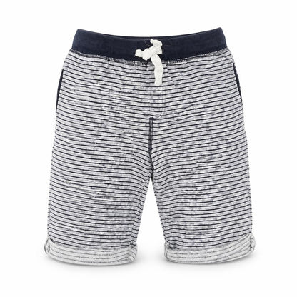 Next Girls White Striped  Sweat Shorts Size 9 Years