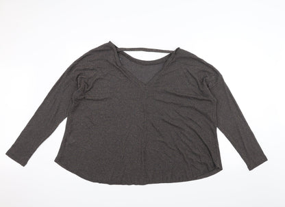 Womens UK Size 14 NEXT Black Basic T-Shirt