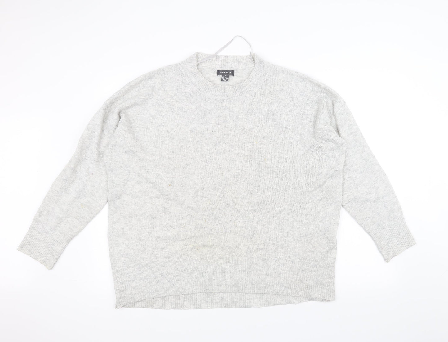 Primark Womens White   Pullover Jumper Size M