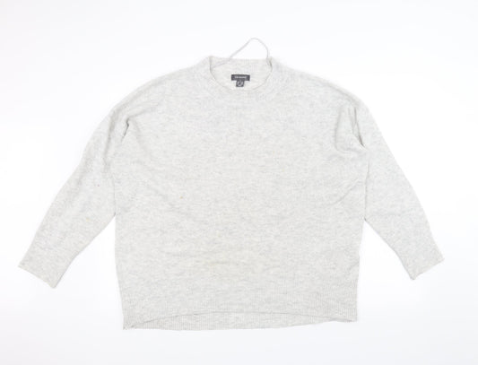 Primark Womens White   Pullover Jumper Size M