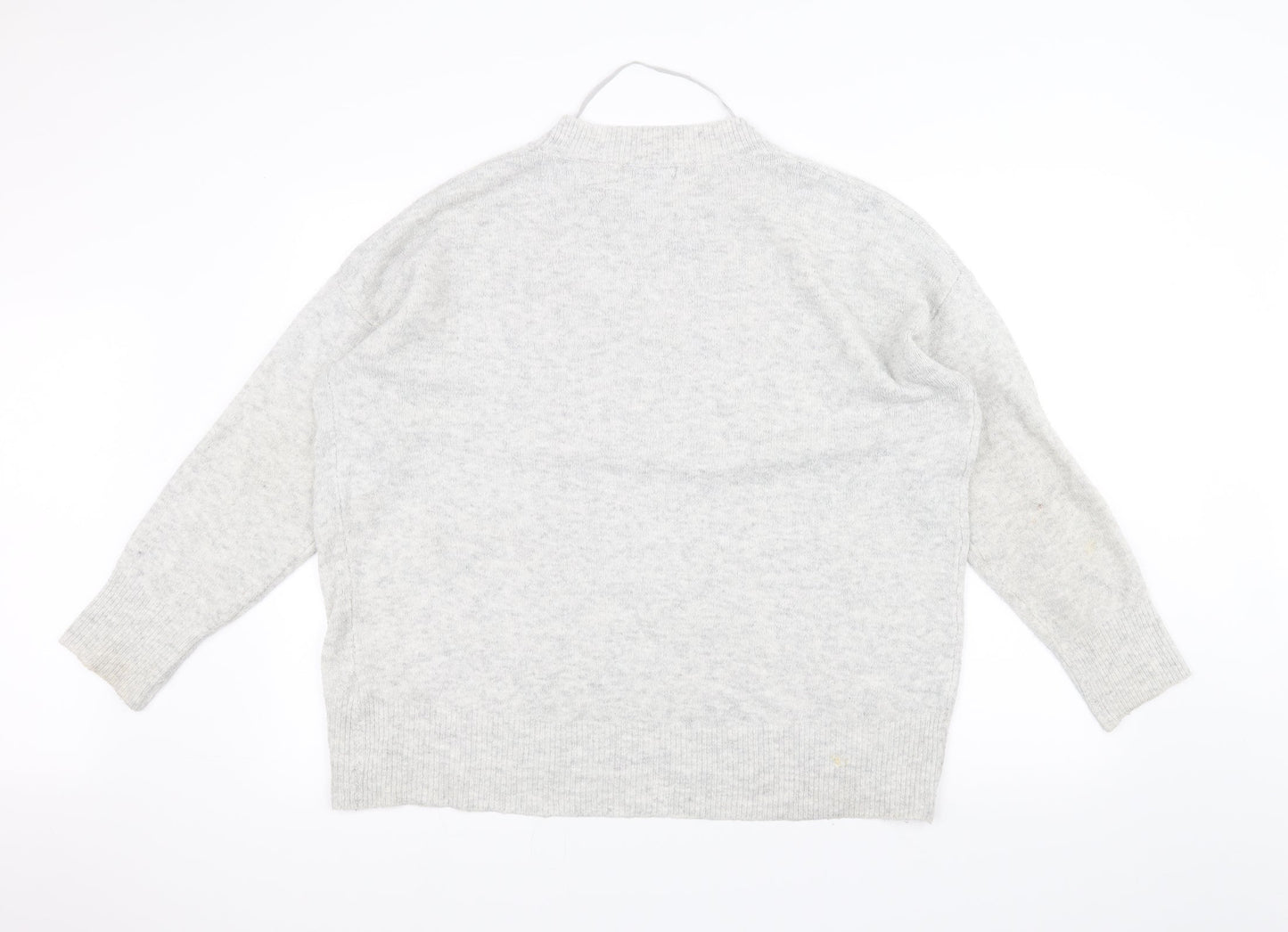 Primark Womens White   Pullover Jumper Size M