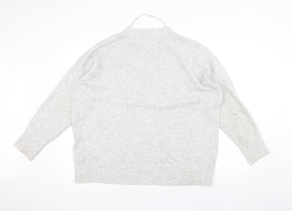 Primark Womens White   Pullover Jumper Size M