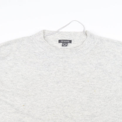Primark Womens White   Pullover Jumper Size M