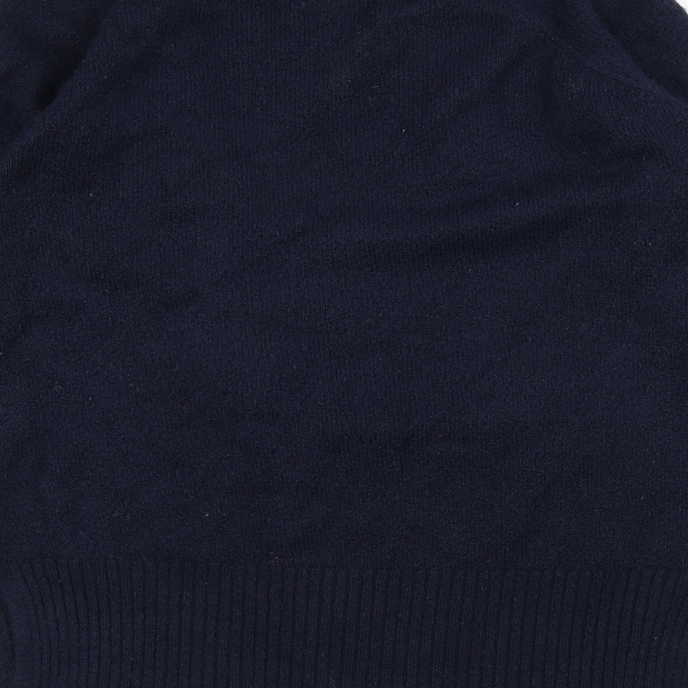 George Womens Blue  Knit Jacket Coatigan Size M