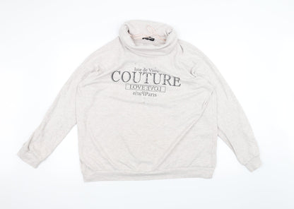 Select Womens Pink   Pullover Jumper Size L