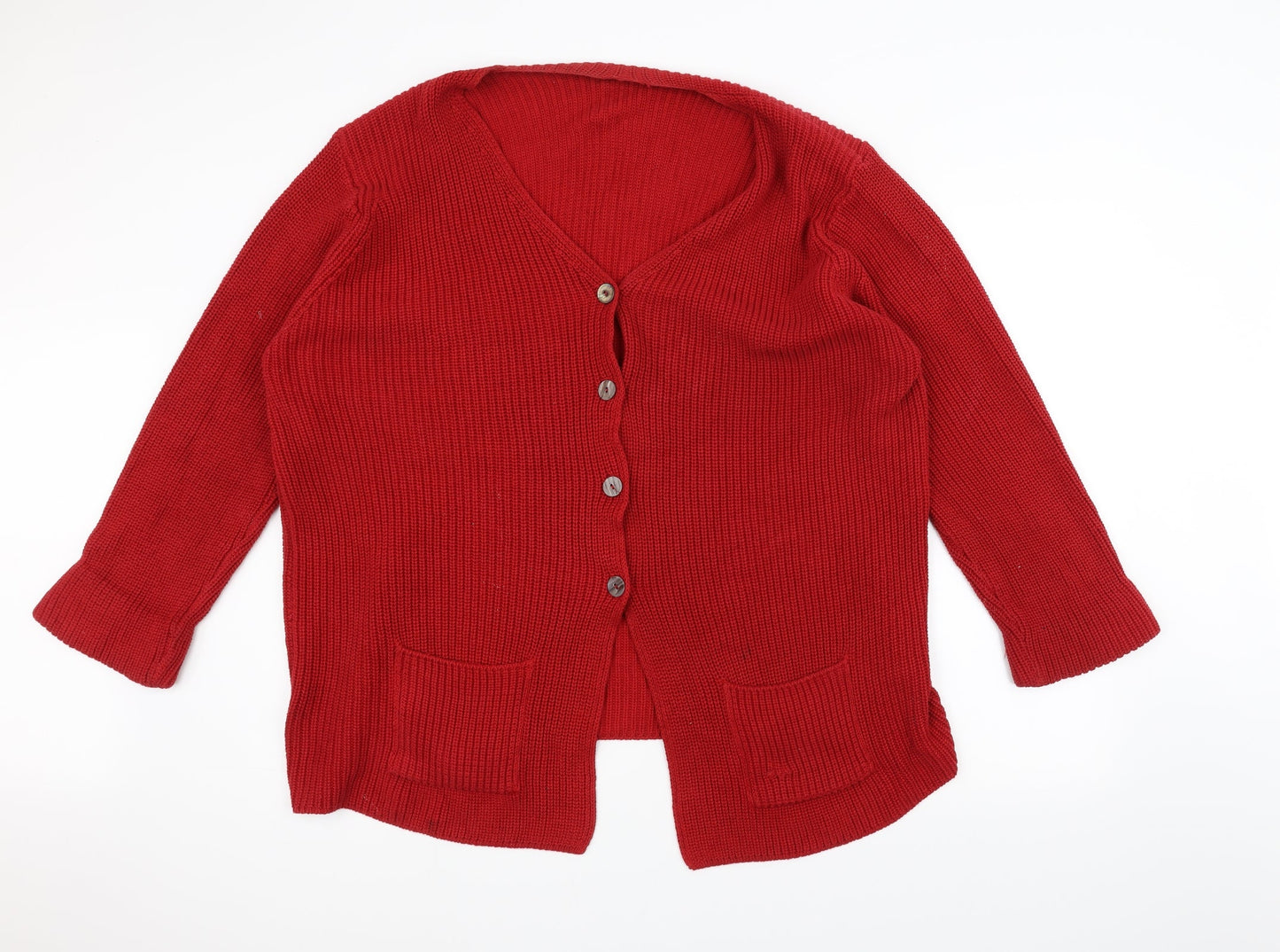 Womens UK Size 18 Marks and Spencer Red Jacket