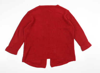 Womens UK Size 18 Marks and Spencer Red Jacket