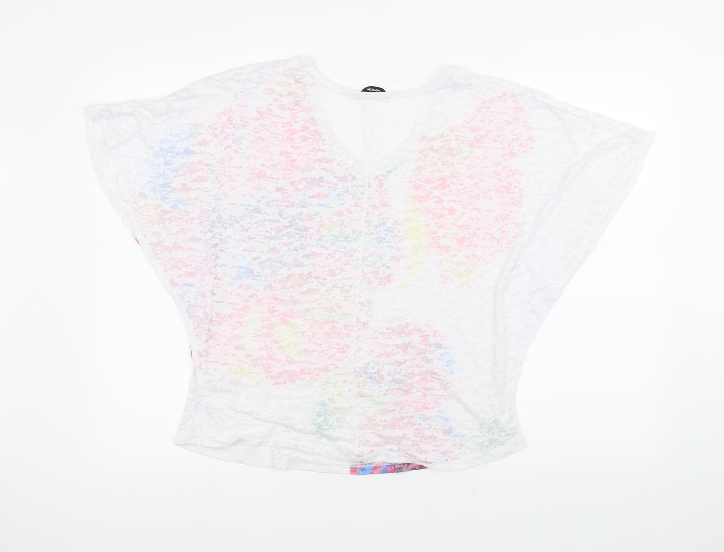 George Womens White   Basic T-Shirt Size 8