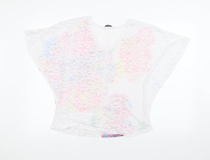 George Womens White   Basic T-Shirt Size 8