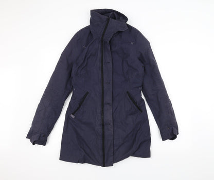 Womens UK Size 8 NEXT Blue Pea Coat